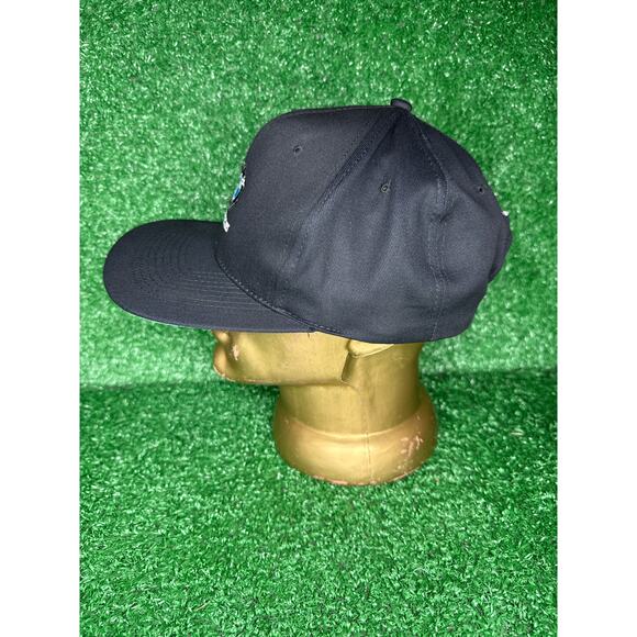 VTG BMW Motorcycles Hat Cap Black Adjustable OSFA Snap Back 90s - Picture 2 of 6